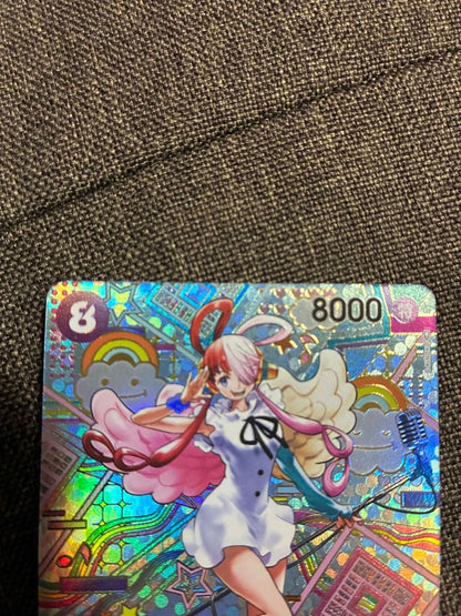 Unopiece Card Game Uta SP OP02 120 SEC Parallel rare card from One Piece series Japan import