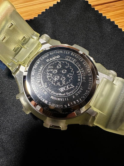 Casio G-Shock Frogman DW-9900WC Titanium Diver's Watch Clear - Japan Import