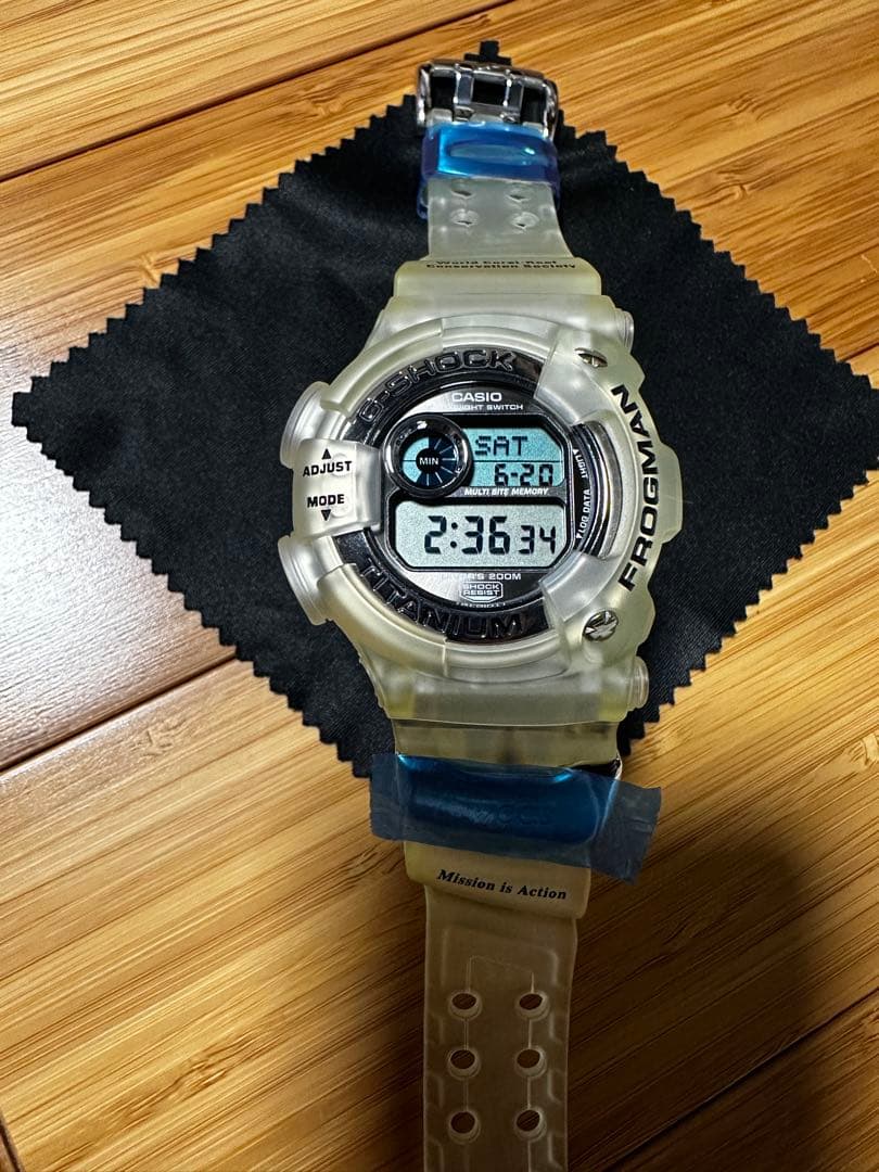 Casio G-Shock Frogman DW-9900WC Titanium Diver's Watch Clear - Japan Import