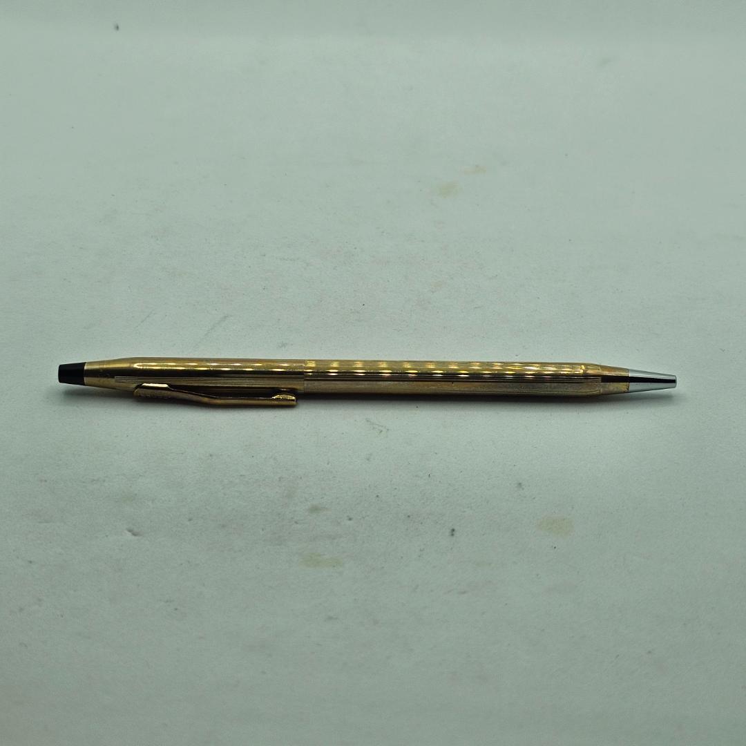 Vintage Cross Classic Century pen in 10KT gold filled with blue ink, twist mechanism, and hard case