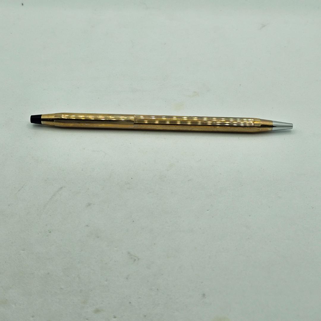 Vintage Cross Classic Century pen in 10KT gold filled with blue ink, twist mechanism, and hard case