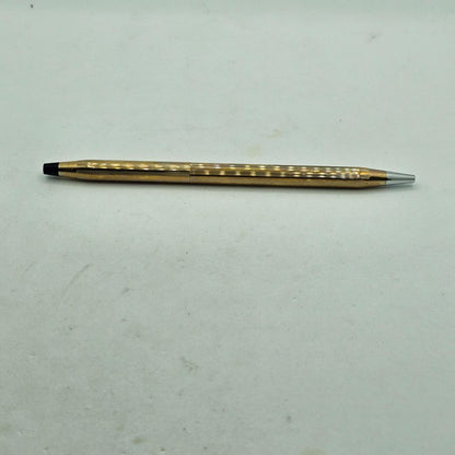 Vintage Cross Classic Century pen in 10KT gold filled with blue ink, twist mechanism, and hard case