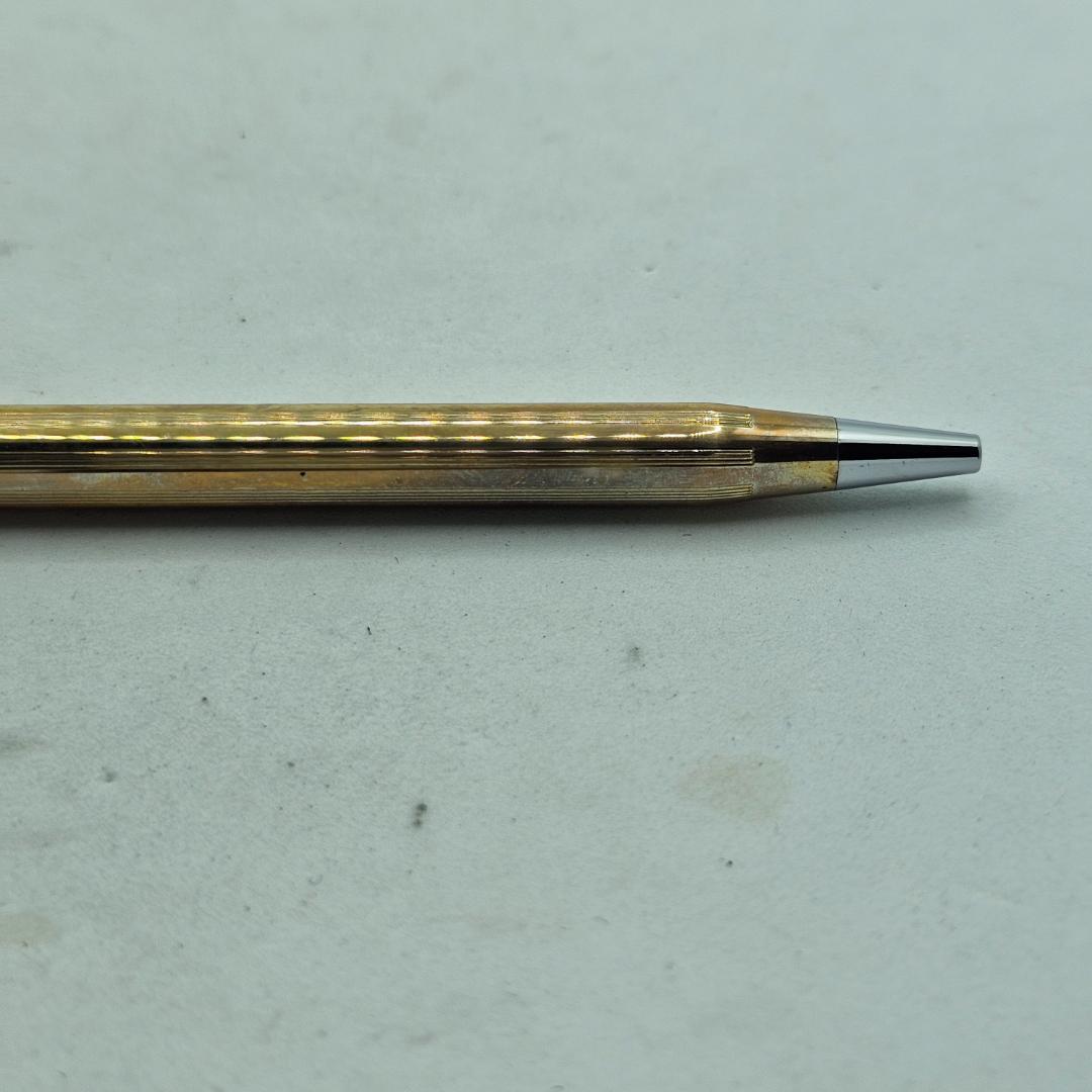 Vintage Cross Classic Century pen in 10KT gold filled with blue ink, twist mechanism, and hard case