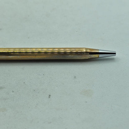 Vintage Cross Classic Century pen in 10KT gold filled with blue ink, twist mechanism, and hard case