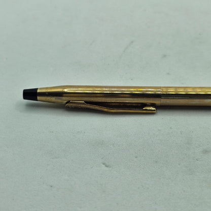 Vintage Cross Classic Century pen in 10KT gold filled with blue ink, twist mechanism, and hard case