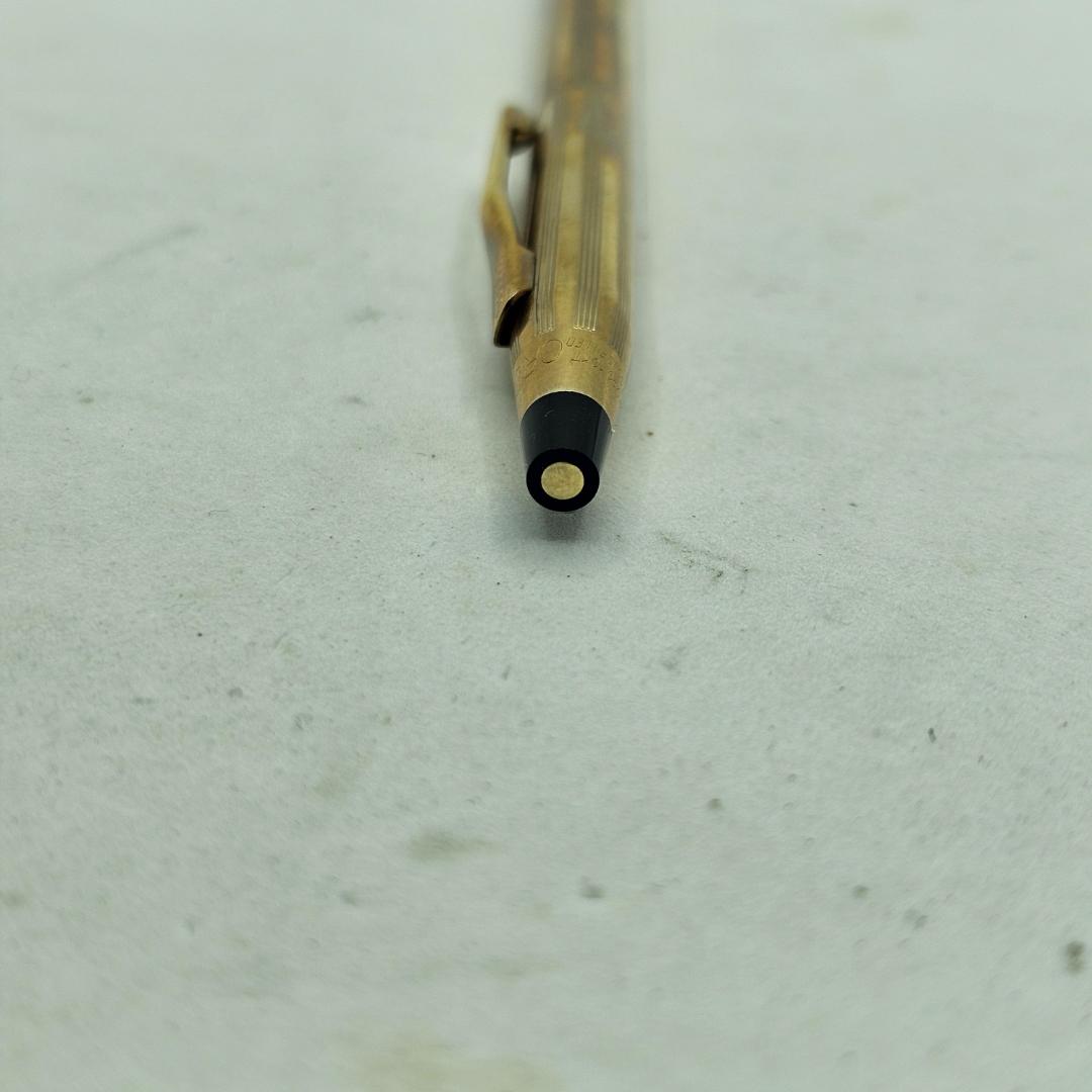 Vintage Cross Classic Century pen in 10KT gold filled with blue ink, twist mechanism, and hard case