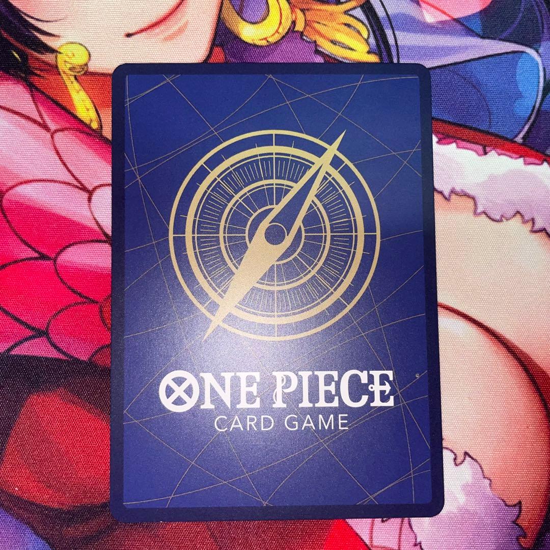 One Piece P-115 Promotion Card featuring Boa Hancock King of Seven Warlords and Kuja Pirates