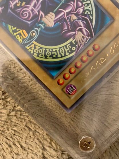 Yugioh Black Magician Ultra Rare card No.336 from early Japanese set, used condition