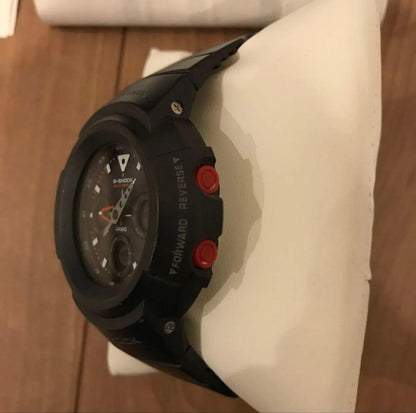 Casio G-Shock Series AWG-M510-1AJF Digital and Analog Watch with Solar Power and World Time — Japan Import