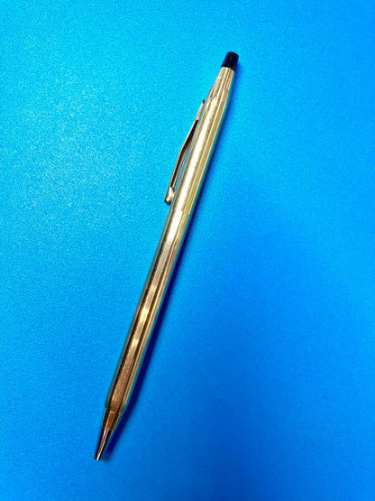 Cross Gold Ballpoint Pen Slim Type — Japan Import