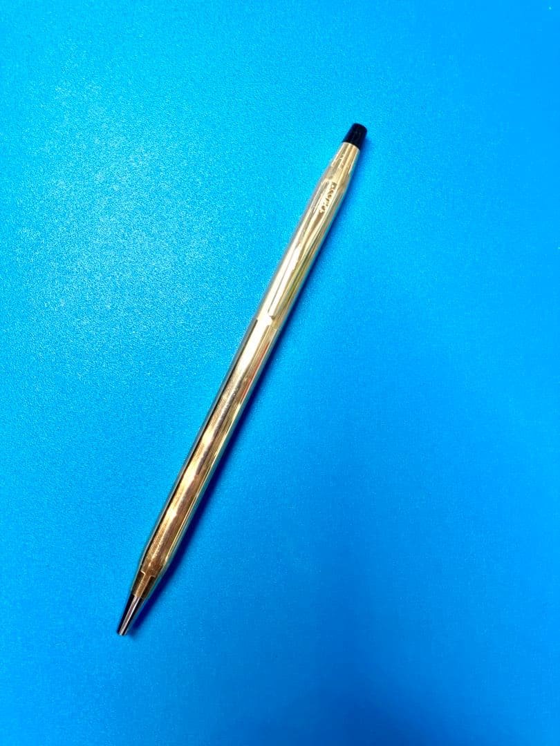 Cross Gold Ballpoint Pen Slim Type — Japan Import
