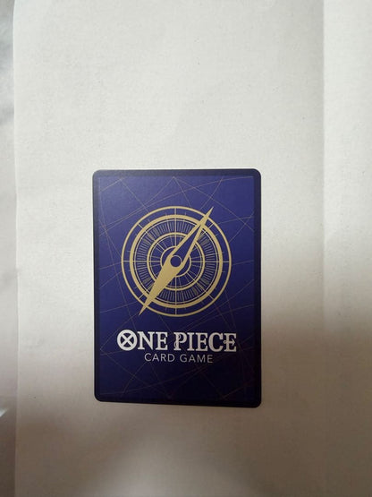 One Piece Monkey D. Luffy OP10-111 trading card with Supernova feature and Straw Hat Pirates logo