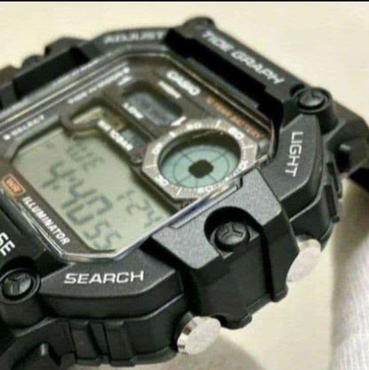 Casio W-1700 Digital Watch with Hard Case Black Region Limited Model Japan Import