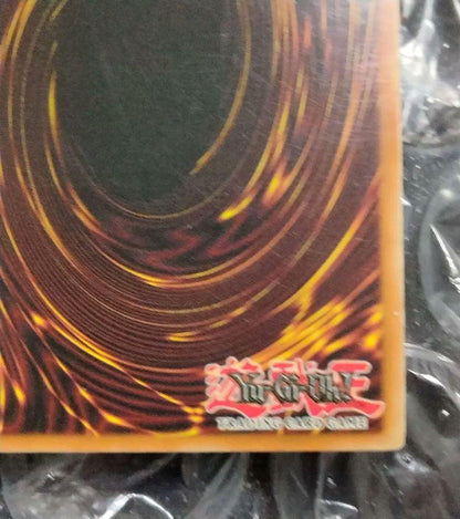 Red Eyes Misprint Error Double Error Card LOB-070 with faded foil shift and white shadow under Red Eyes
