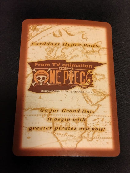 One Piece Hyper Battle Luffy game card Male's Journey set with visible scratches and blemishes
