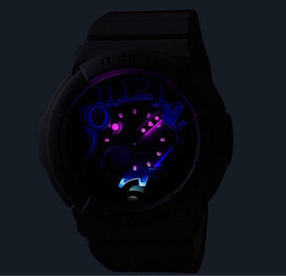 Casio Baby-G Neon Dial Series BGA-130TR-7BJ White Digital Watch — Japan Import