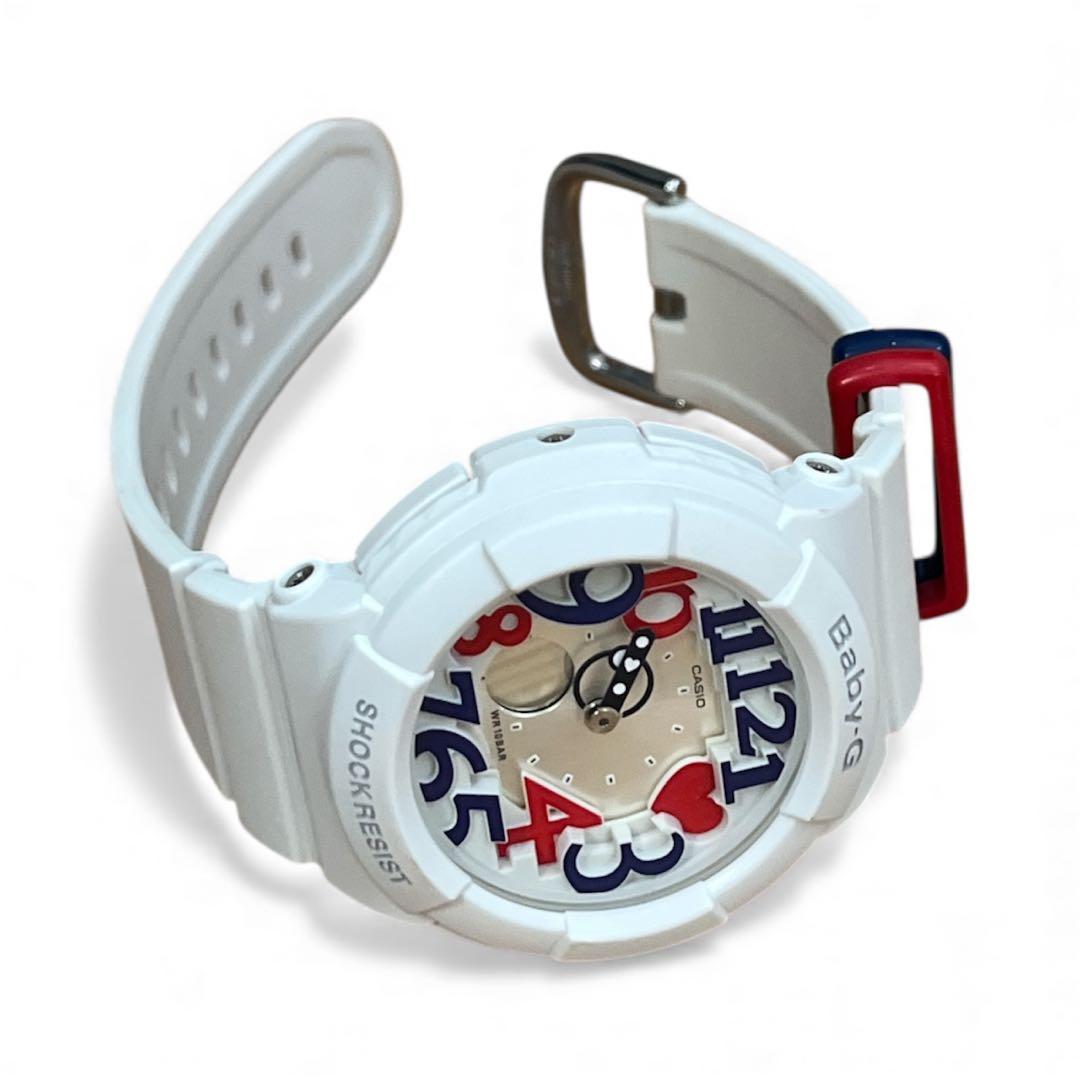 Casio Baby-G Neon Dial Series BGA-130TR-7BJ White Digital Watch — Japan Import