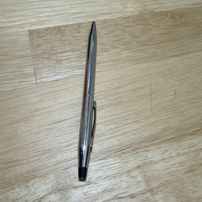 Cross Century Chrome Fountain Pen by American Luxury Stationery Maker with Box and Instructions