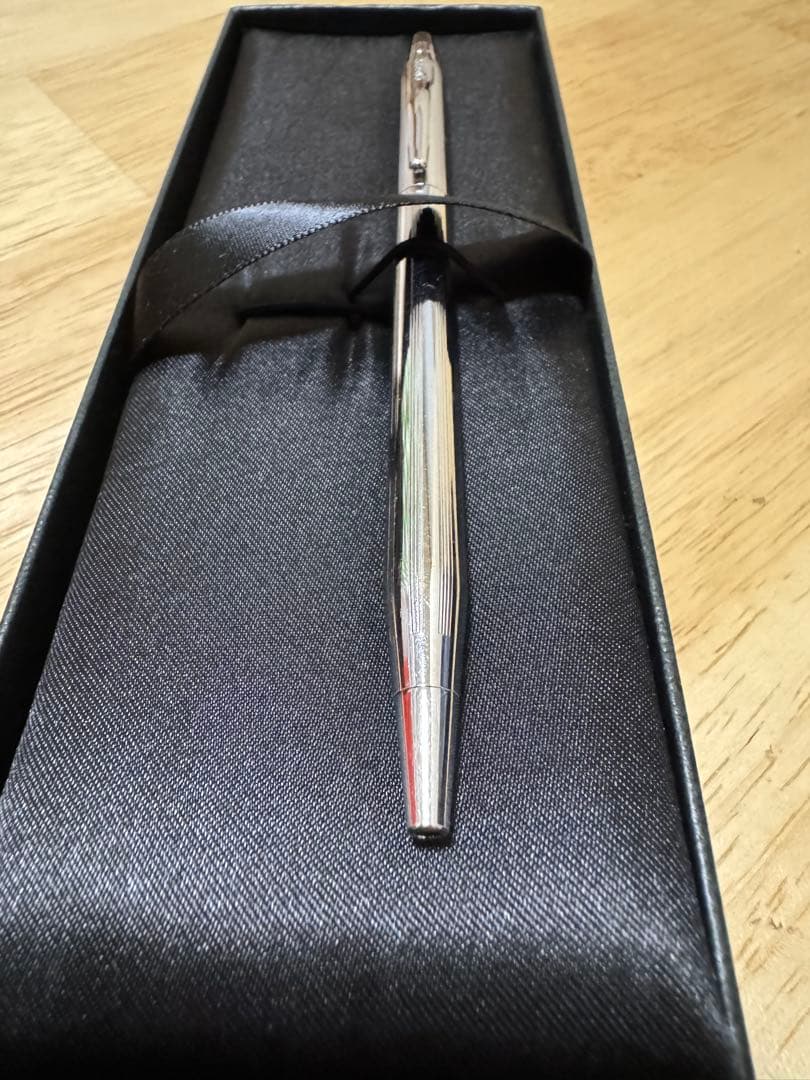 Cross Century Chrome Fountain Pen by American Luxury Stationery Maker with Box and Instructions