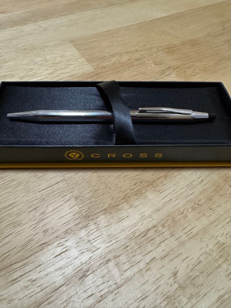 Cross Century Chrome Fountain Pen by American Luxury Stationery Maker with Box and Instructions