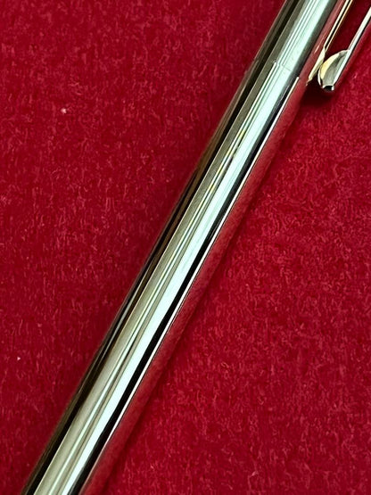 Cross Century Classic 14K Solid Gold Ballpoint Pen Made in USA Includes Case, Box, Pouch & Refill