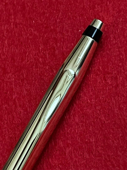 Cross Century Classic 14K Solid Gold Ballpoint Pen Made in USA Includes Case, Box, Pouch & Refill