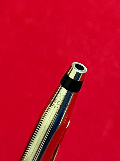 Cross Century Classic 14K Solid Gold Ballpoint Pen Made in USA Includes Case, Box, Pouch & Refill