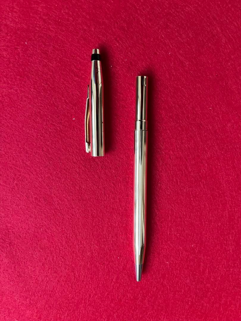Cross Century Classic 14K Solid Gold Ballpoint Pen Made in USA Includes Case, Box, Pouch & Refill