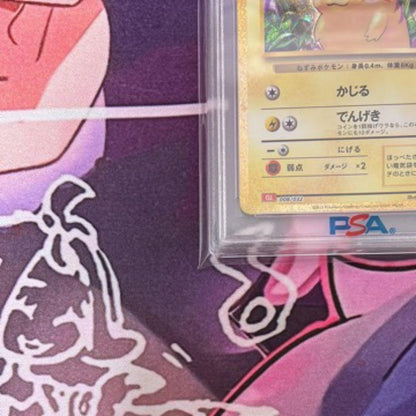 Pikachu Classic Pokémon card graded PSA 10 with Japan Import label