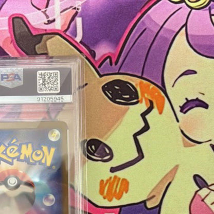 Pikachu Classic Pokémon card graded PSA 10 with Japan Import label