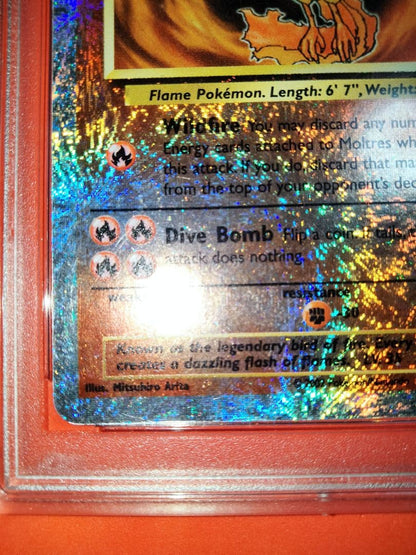 Legendary Collection Fire Reverse Holo Card PSA8 from 2002 with star mark, Japan import