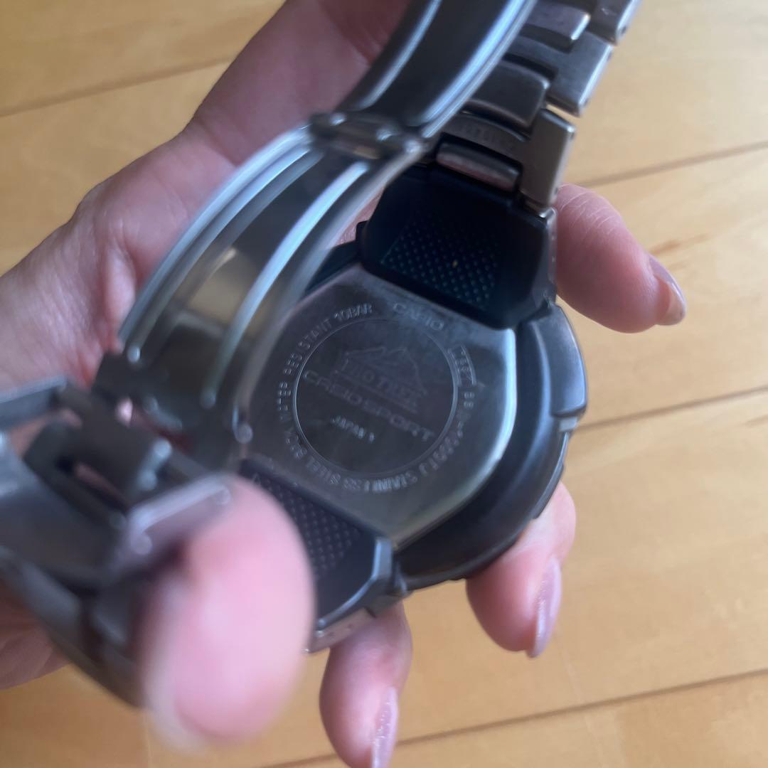 Casio Pro Trek PRW-1000TJ Titanium Belt Radio Solar Watch — Japan Import