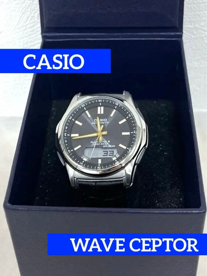Casio WVA-M630 Wave Ceptor Radio-Controlled Watch — Japan Import