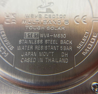 Casio WVA-M630 Wave Ceptor Radio-Controlled Watch — Japan Import