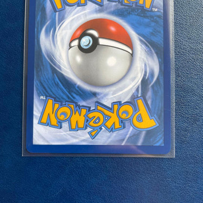 Team Rocket's Moltres ex SAR Pokémon Card from Destined Rivals English Edition in protective sleeve