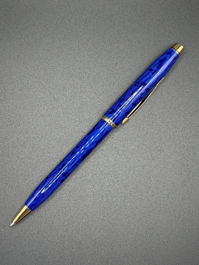 CROSS Classic Century Blue Marble Ballpoint Pen 1990s — Japan Import