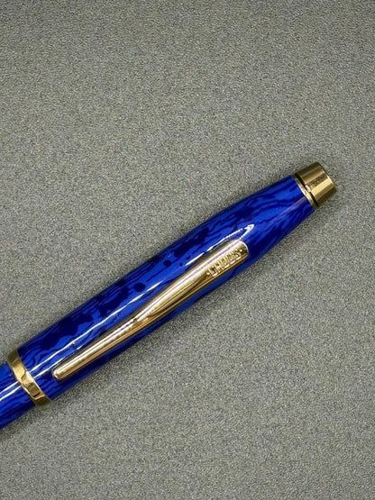 CROSS Classic Century Blue Marble Ballpoint Pen 1990s — Japan Import