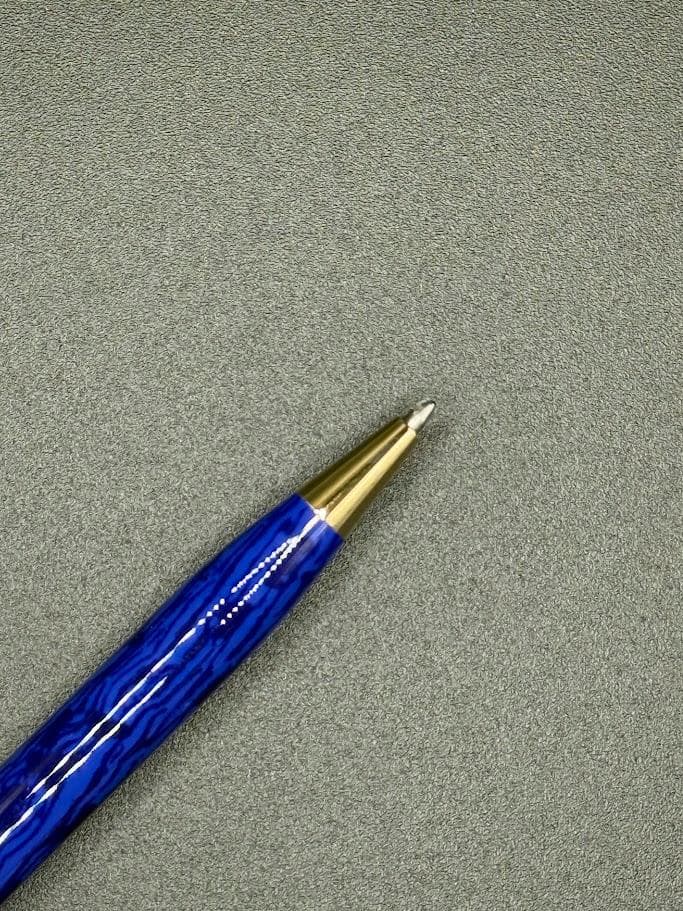 CROSS Classic Century Blue Marble Ballpoint Pen 1990s — Japan Import