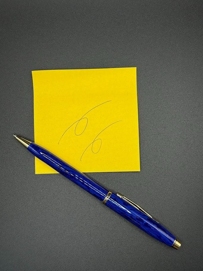 CROSS Classic Century Blue Marble Ballpoint Pen 1990s — Japan Import