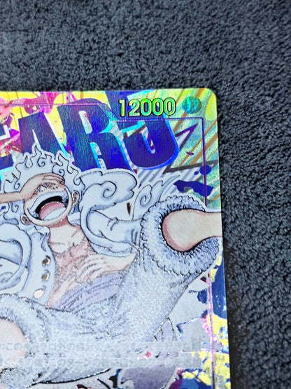 One Piece Monkey D. Luffy OP05 SR Japanese character card with 12000 power and Four Emperors attribute
