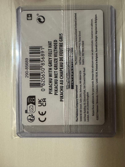 Unopened Gogh Pikachu Pokemon promotional card issued in Amsterdam stored safely in rigid case