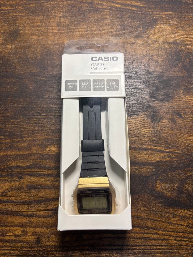 Casio F-91WM-9AJH Gold Web Limited Edition Digital Watch
