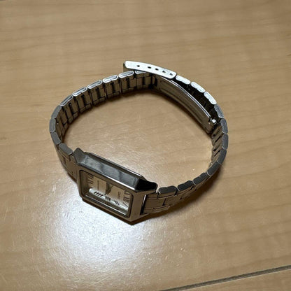 Casio Roman Dial Quartz Watch with Stainless Steel Band — Japan Import