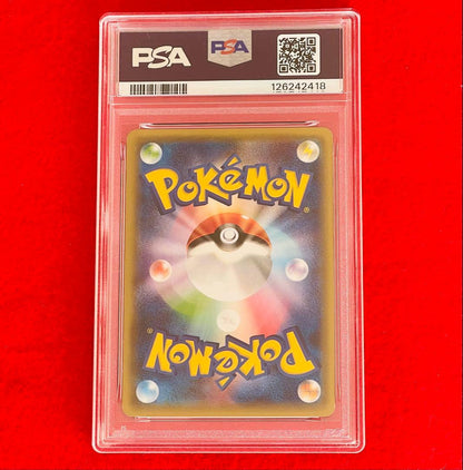Satoshi Gekkouga EX Promo XY P 218 PSA 8 grade card from 2016 Japan Winter Next Generation World Hobby Fair