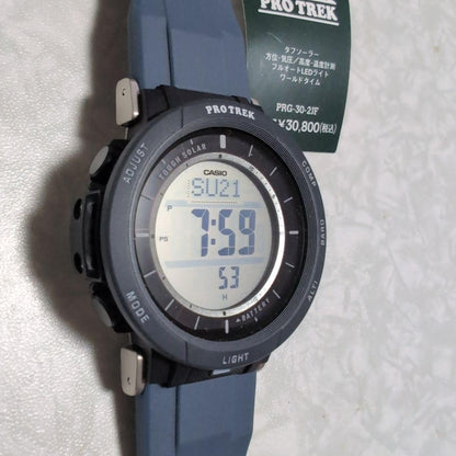 Casio Pro Trek PRG-30-2JF Digital Watch with Triple Sensor and Tough Solar — Japan Import