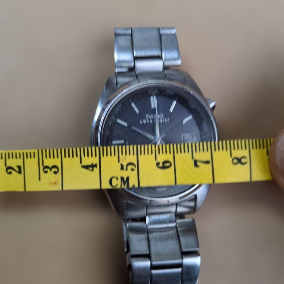 Casio Tough Solar Radio Wave Watch with Stainless Steel Band and Date Function — Japan Import