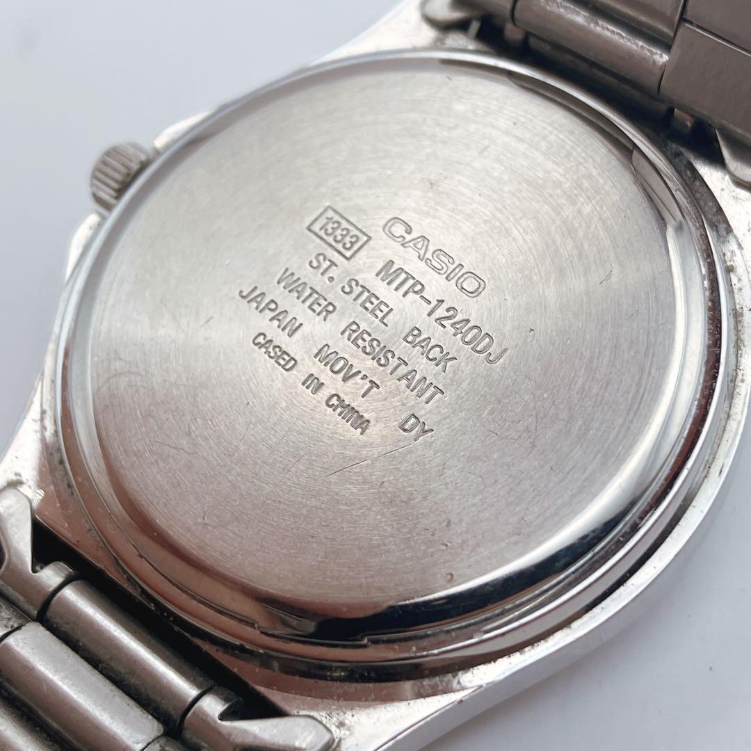 Casio MTP-1240DJ Quartz Watch Battery Replaced Works Fine Men