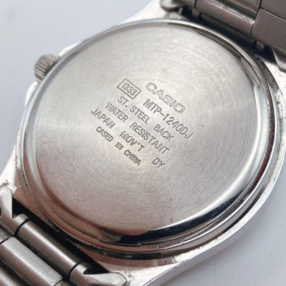 Casio MTP-1240DJ Quartz Watch Battery Replaced Works Fine Men