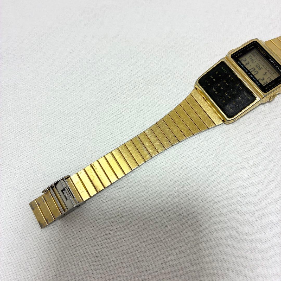 Casio Data Bank DBC-610 Gold With Genuine Belt Model 676 — Japan Import