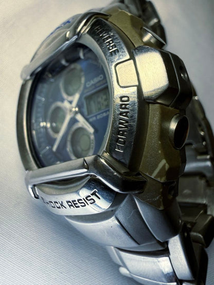 Casio G-Shock Watch G-511D-2AV Blue Dial Digital Analog Shock Resistant Japan Import